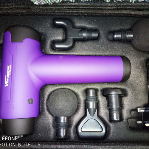 Professional massage gun with attachments new