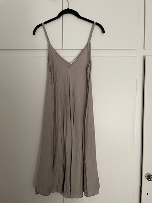 Celestino mini dress used, one size, beige, 100% viscose
