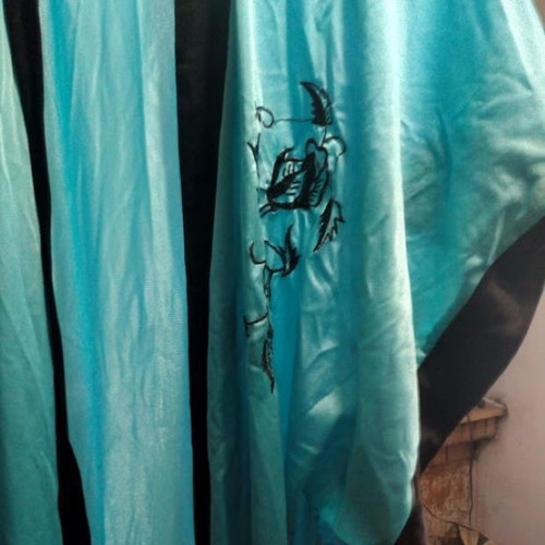 Roberta Lingerie Turquoise Sheer Robe used, one size large