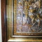 Εικόνα Παναγία Άξιον Εστί Αγίου Όρους με ασήμι 925 καινούργια