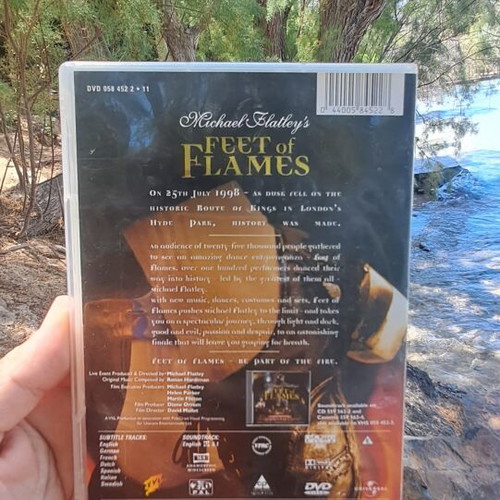 Feet of Flames DVD used, authentic product in excellent condition