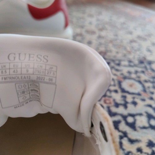 Men's Guess sneakers like new, white, sporty, size 43