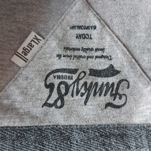 Funky Buddha long sleeve T-shirt XL, grey