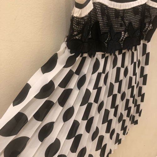 Lucifair pants and top set like new, cream-black