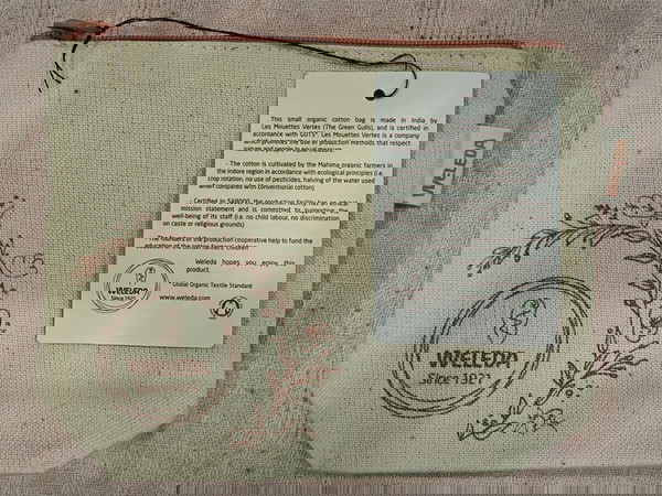 Τσάντα καλλυντικών από λινό και βαμβάκι