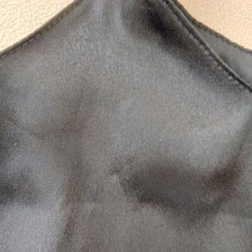 Satin top like new, black, size XL