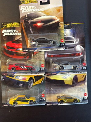 Hot Wheels Fast and Furious pack new