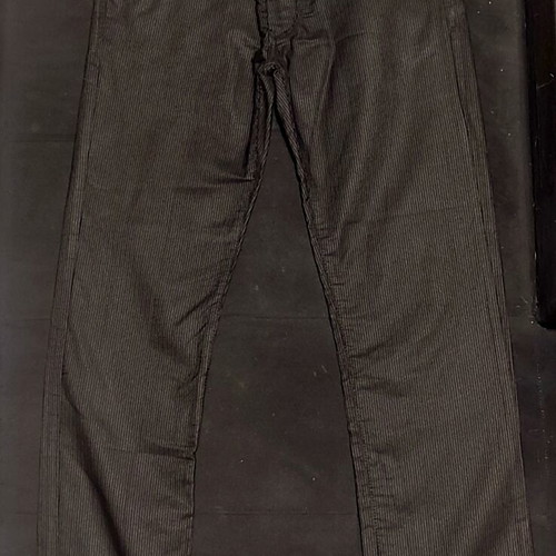 Black men's corduroy fabric pants, like new