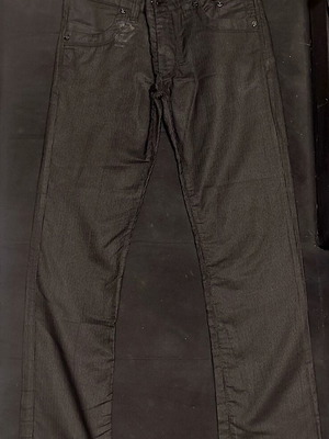 Black men's corduroy fabric pants, like new