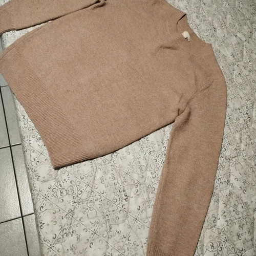 H&M sweater used, size S, beige