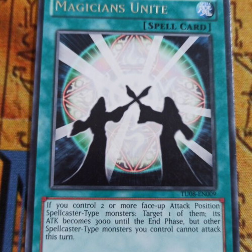 Magician's Unite Normal Spell card like new