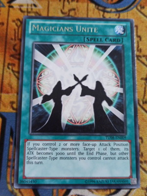 Magician's Unite Normal Spell card like new