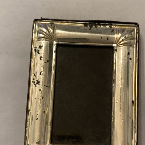 Silver photo frame small used