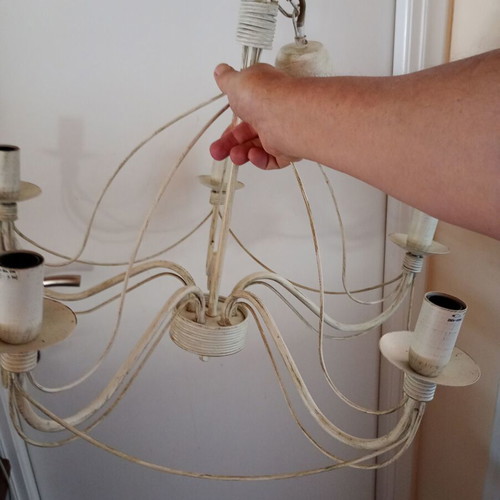 Ceiling light 5-light in like new condition, 52 cm diameter