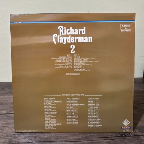 Richard Clayderman 2 vinyl record used, 1980 Germany edition