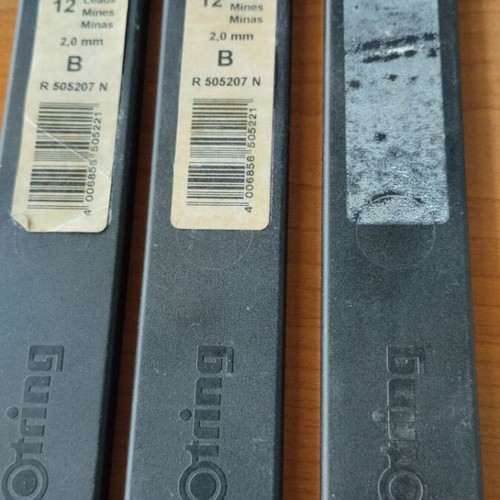 Rotring Replacement Leads 2.0mm B New
