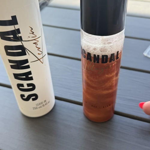Scandal Beauty Illusion hair serum and copper glow set like new
