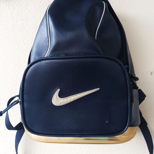 Nike backpack with hard base, blue