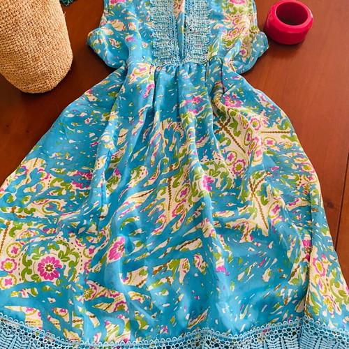Antica Sartoria Positano style tunic with bead embroidery