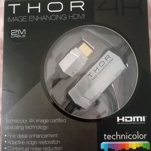 Thor Image Enhancing HDMI Cable like new for 1080 to 4K upscaling