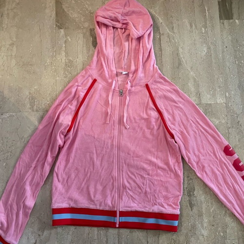 Juicy Couture terry jacket used, pink, size M