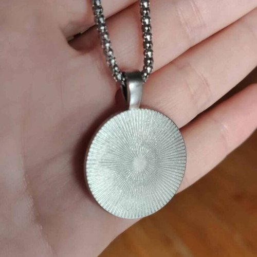 Necklace 'Χρόνος' used, 27cm chain length