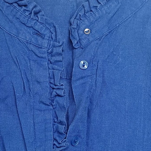 Massimo Dutti linen shirt size S like new, blue