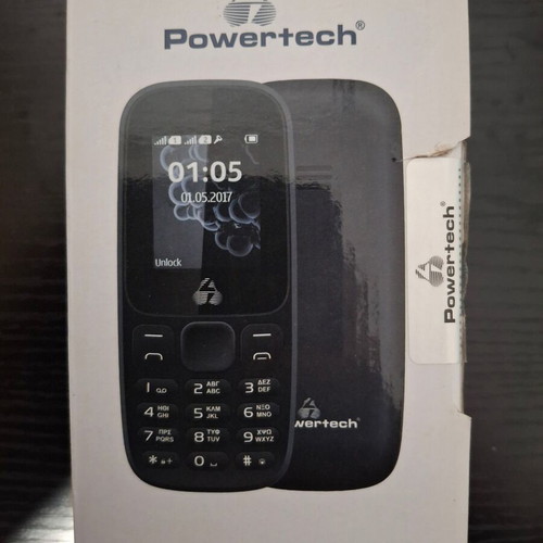 Powertech Milly Small II PTM-28 Dual SIM phone like new, black