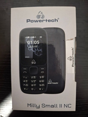 Powertech Milly Small II PTM-28 Dual SIM κινητό σαν καινούργιο, μαύρο