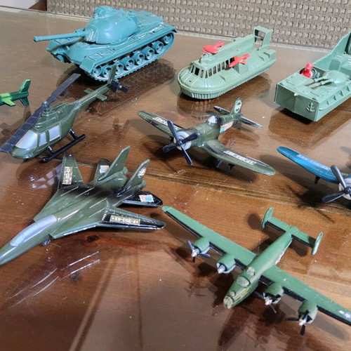 Vintage military toys used, large lot 80s 90s