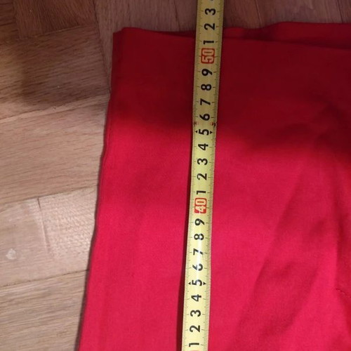 Sandro Ferrone Red Cotton Stretch Summer Skirt Size S Like New