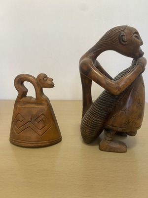 African woodcarvings, set of 2