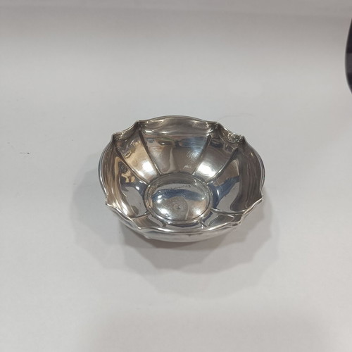 Handmade 925 Sterling Silver Vintage Wavy Bowl