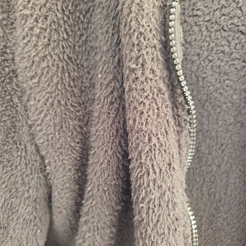 Fleece jacket with hood black used