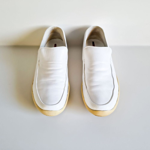 Prada Sailing Sneakers size 45 used, white leather