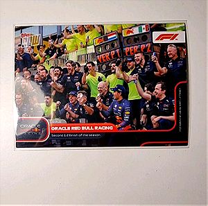 Topps Now F1 Formula 1 2022 Oracle Red Bull Racing - Record Most Wins