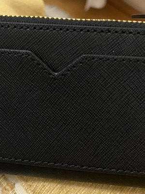 Michael Kors black wallet new with card slots and zipper coin pocket
