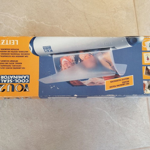 Laminating machine used for office or home with plastic sheets