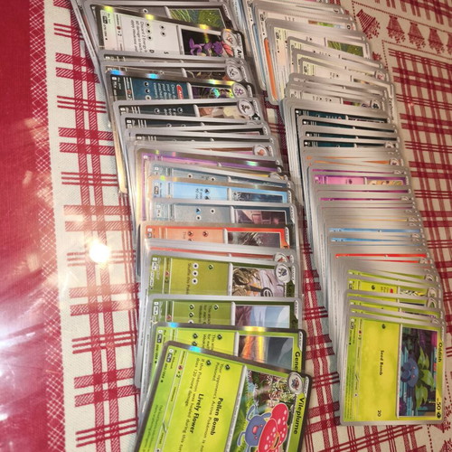 Pokémon cards from Phantasmal Flames set, like new, 101 single cards