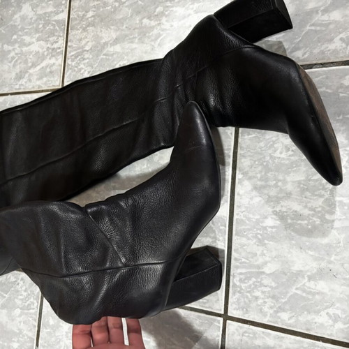 Capodarte leather boots used, size 40, black