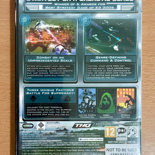 Supreme Commander PC game new, strategy