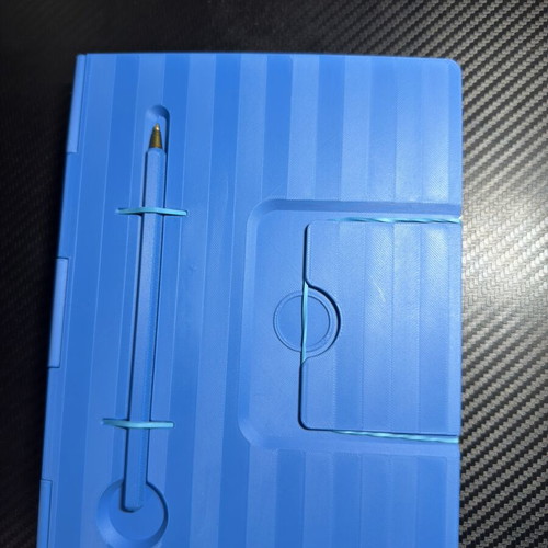 Infinite Notebook custom made with pen holder and refillable pages