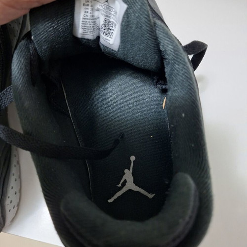 Nike Air Jordan MVP 92 sneakers like new, size 44, black and grey