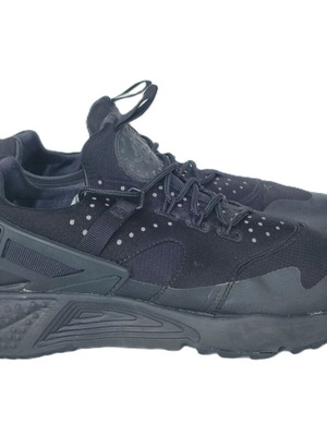 Nike Air Huarache Utility black sports shoes used