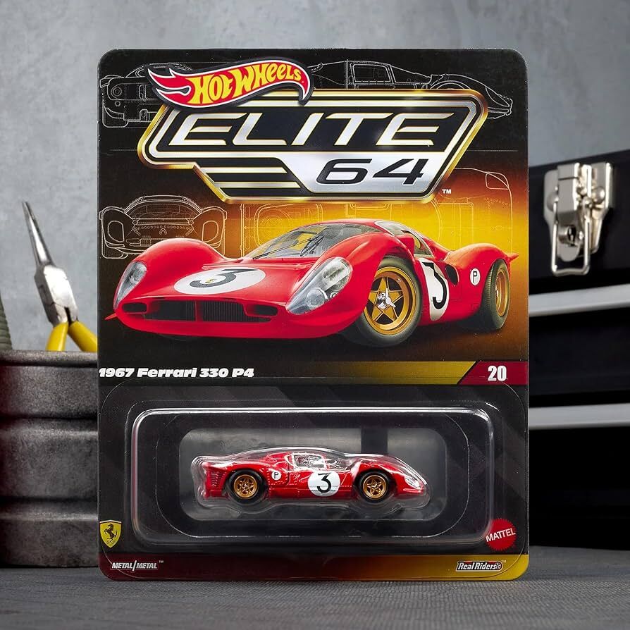【Hot Wheels Elite】1967 Ferrari 330 P4 #3 Hot Wheels Elite 64 1967 Ferrari 330 P4… - € 55,00 - Vendora.cy