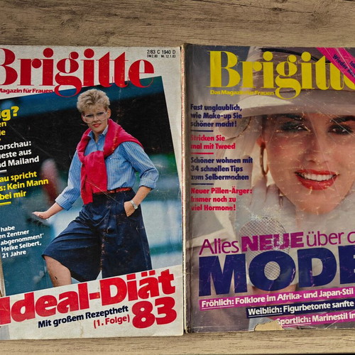 Lifestyle and fashion magazines used, pack of 9