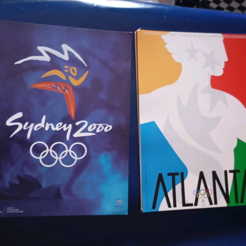 Olympic posters used, box set 1896-2004