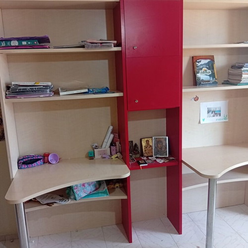 Double bookcase used