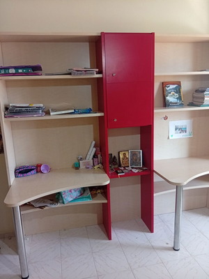 Double bookcase used