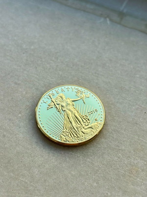 American Eagle 1oz επιχρυσωμενο αντίγραφο